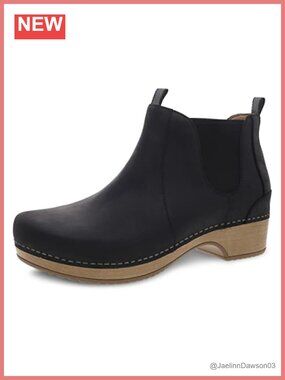 Leather Ankle Bootie Memory Foam Comfort Casual Boots